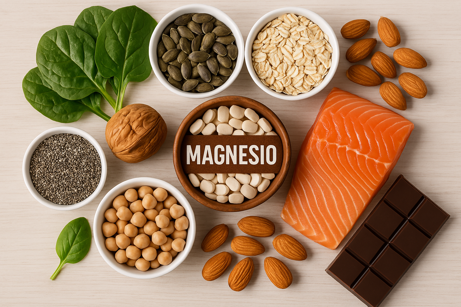 I 15 Alimenti Ricchi di Magnesio Essenziali per Energia, Muscoli e Cuore